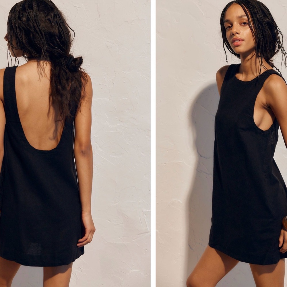 Free People, full of sunshine linen dress, medium